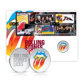 The Rolling Stones Licks Tour Medal Cover