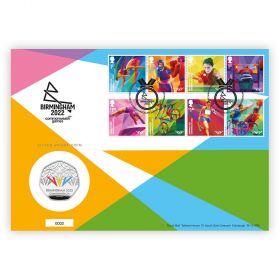Birmingham 2022 Commonwealth Games Silver Coloured Coin Cover