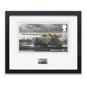 British Army Vehicles Centurion Mk 9 Framed Gallery Print with Stamp