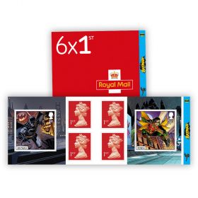 DC Collection 1st Class Stamp Book - Batman & Robin